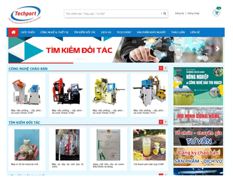 Techport - Sàn giao dịch công nghệ trực tuyến hỗ trợ doanh nghiệp giới thiệu, quảng bá và chuyển giao công nghệ